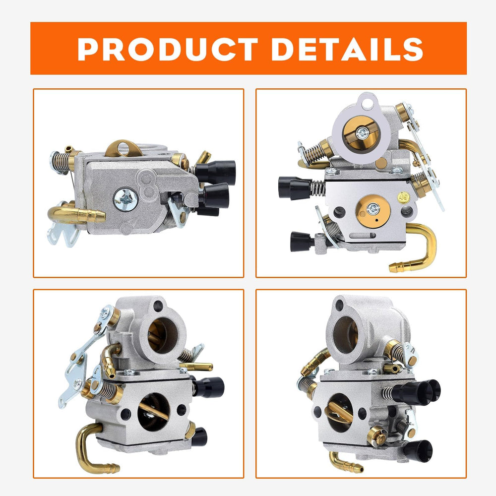 HIPA TS420 carburetor kit spark plug included for easier starting