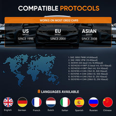 HipEpic OBD2 Scanner compact and portable design fits in your toolkit or glove compartment.