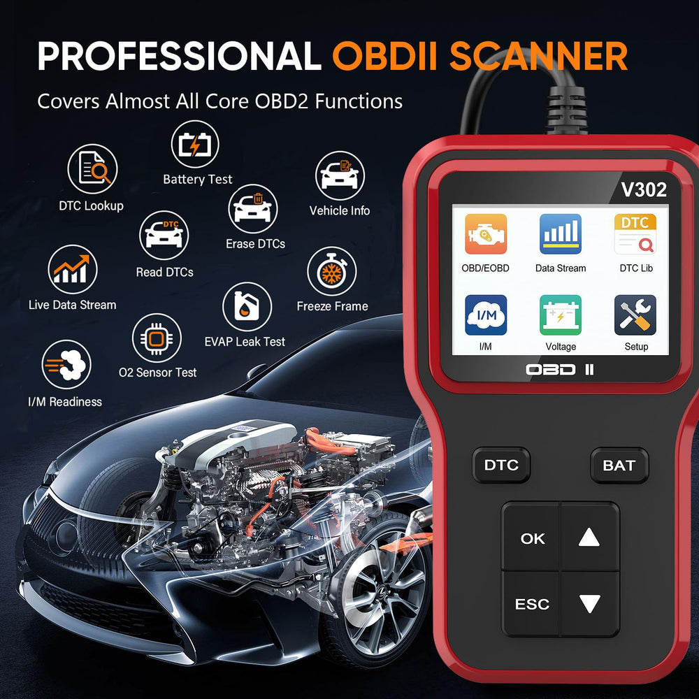 HipEpic OBD2 Scanner I/M readiness view helps verify emissions readiness at a glance.