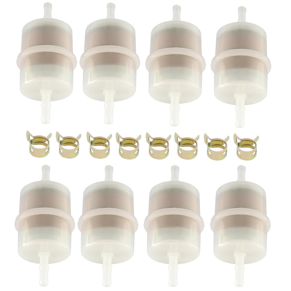 Hippotech 24-050-13-S fuel filter close-up for 15 micron, 1/4 in ID, Kohler engines