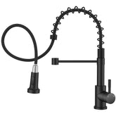 Hiqufet kitchen faucet with pull-down sprayer for flexible reach and easy rinsing of large pots