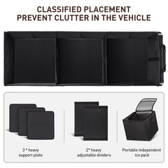 HIRALIY foldable trunk organizer saves space when not in use.