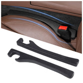 Hiseanllo front view showing both PU leather gap fillers, prevents dropped items