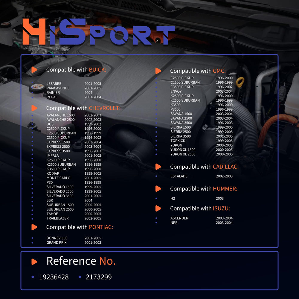 HiSport 3.8 bar fuel regulator assembly for reliable performance.