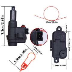 HiSport fuel tank door lock actuator for Audi A4 supports reliable fuel flap operation.