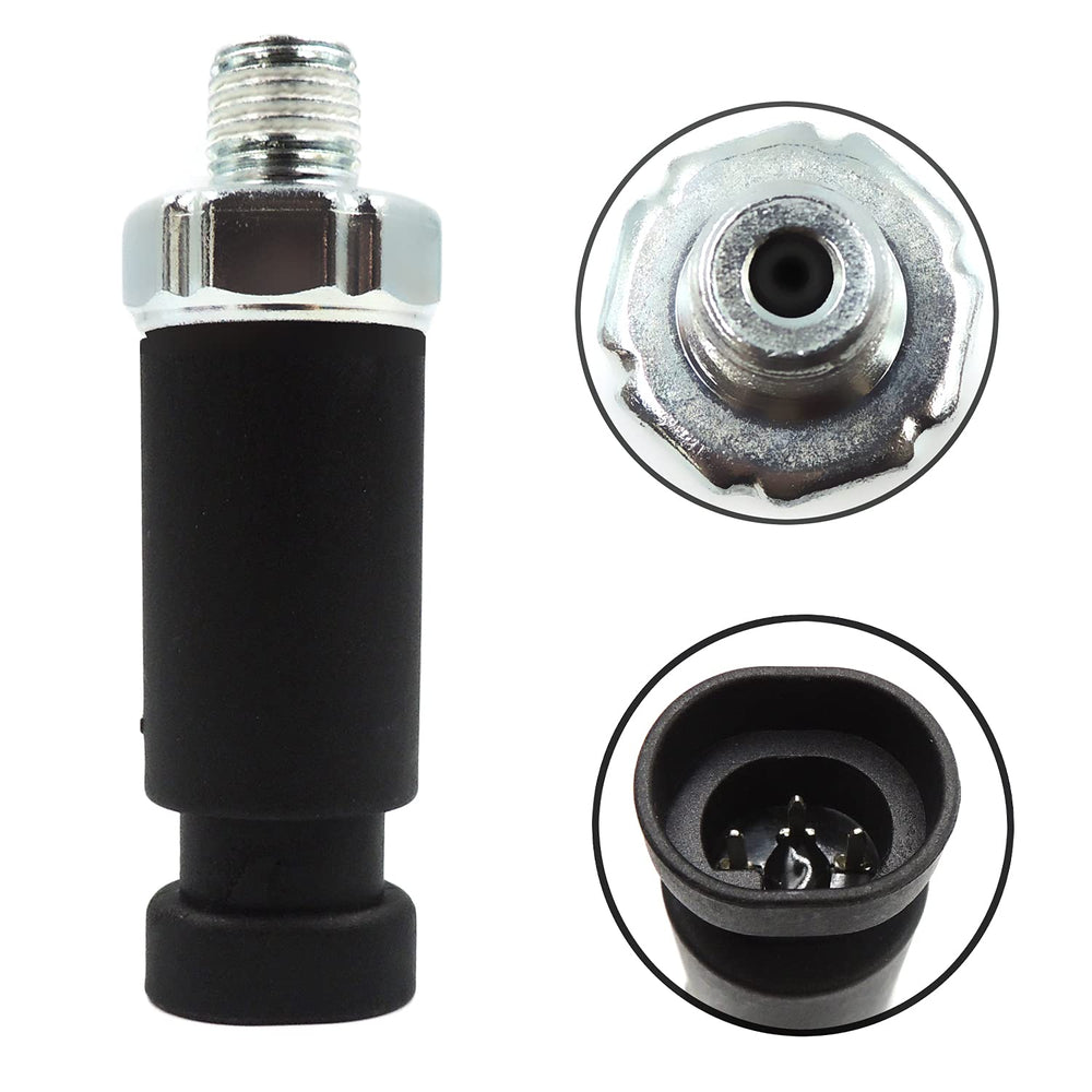 HiSport PS262 oil pressure sensor front view showing durable aluminum body