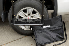 HitchMate TireStep supports up to 400 pounds for durable vehicle maintenance