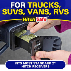 Fits most standard 2-inch hitches for easy installation.