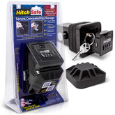 HitchSafe HS7000 installed in a 2-inch receiver keeps keys secure outdoors.