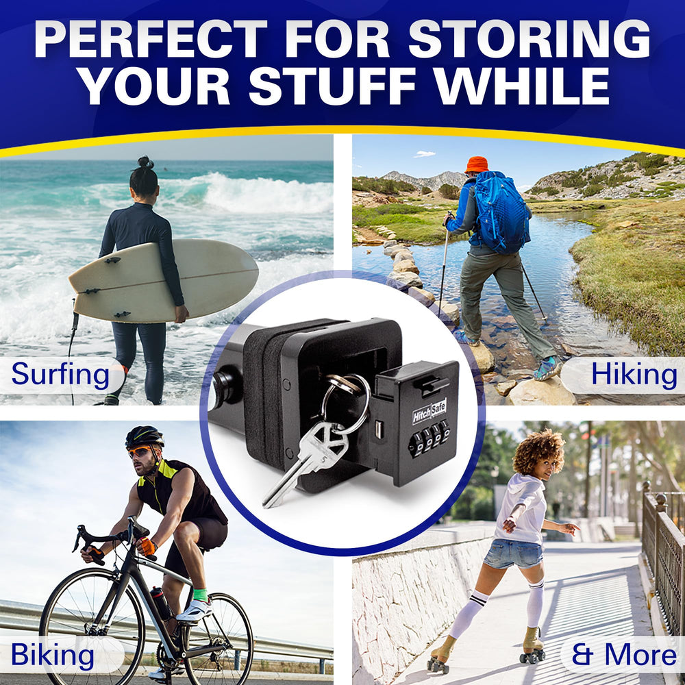 Store keys, cash, and up to two cards for outdoor use.