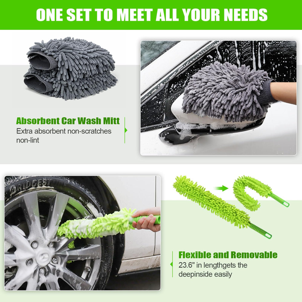 HitJOY four aluminum poles form a sturdy cleaning frame.