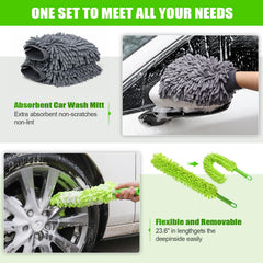HitJOY four aluminum poles form a sturdy cleaning frame.