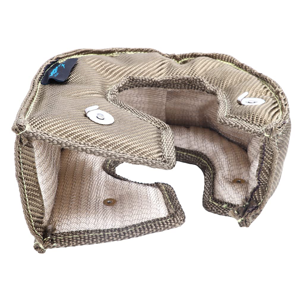 Outer basalt titanium shell of FireShield T4 for rugged heat shielding.