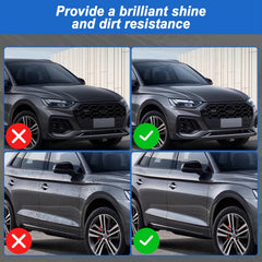 HIXO paint protection spray layer adds a hydrophobic shield.