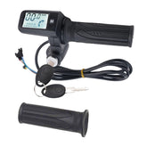 Hizoncore full twist throttle with 8-pin connector for versatile e-bike compatibility.
