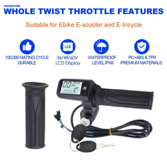 Hizoncore LCD voltage monitor helps prevent unexpected battery drops.