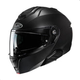 HJC i91 solid modular helmet front view for enhanced protection and comfort on long rides.
