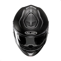 HJC i91 solid modular helmet side profile showcasing streamlined aerodynamics for smoother rides.