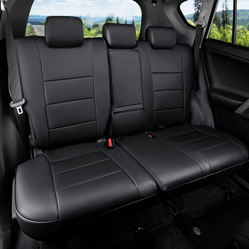 HKZ fit Rav4 seat-cover rear bench enhances interior look while guarding against wear.