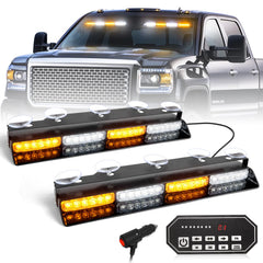 HLauto 604N front-view emergency dash strobe enhances roadside visibility.