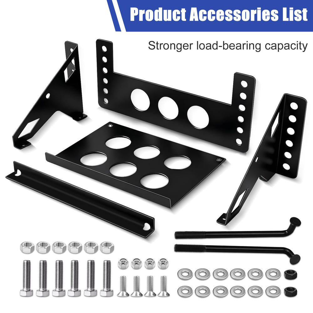 HLTIT battery tray side profile highlighting compact fit for tight engine bays
