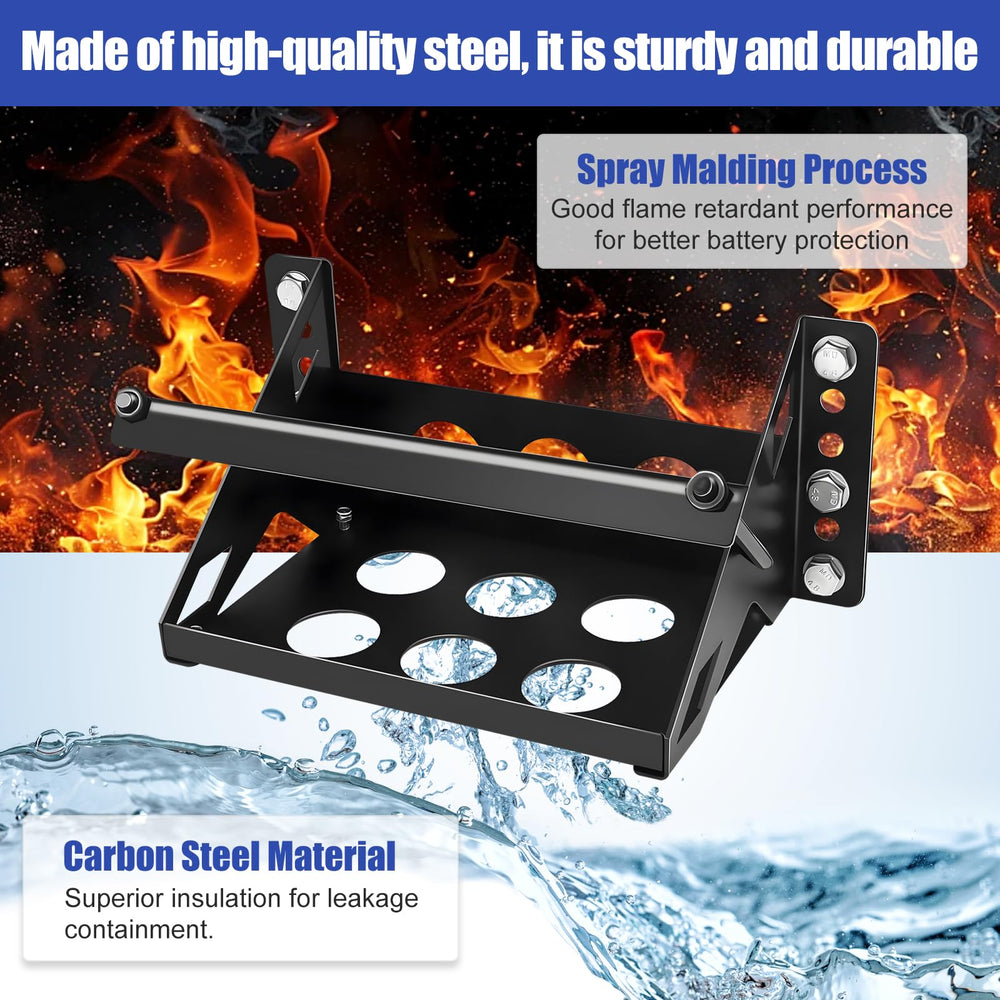 HLTIT tray interior with round holes for cooling and drainage