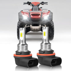 HMCYCI 34901-HR3-A21 headlight bulbs front view for clear ATV night visibility.