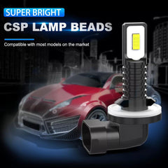 HMCYCI LED headlight bulbs packaging indicating 3-pack kit contents
