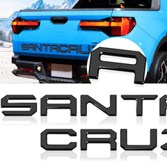 HMHN 3D raised tailgate letters in gloss black for a bold Santa Cruz rear