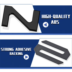 HMHN 3D raised tailgate letters with strong adhesive for durable hold