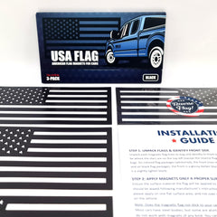 HMmagnets patriotic flag magnets ideal for trucks and cars.