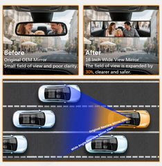 HmmtyRack clip-on design easily fits over your existing mirror for quick upgrade.