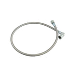 HNeekyr 4AN turbo oil feed line with stainless steel braid for durability in high-temperature engines.