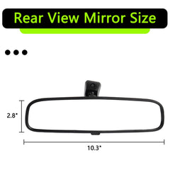 HNeekyr 851013X100 rear view mirror in car view improves awareness of traffic behind.