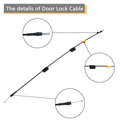 HNeekyr driver-side rear door cable assembly for straightforward replacement.