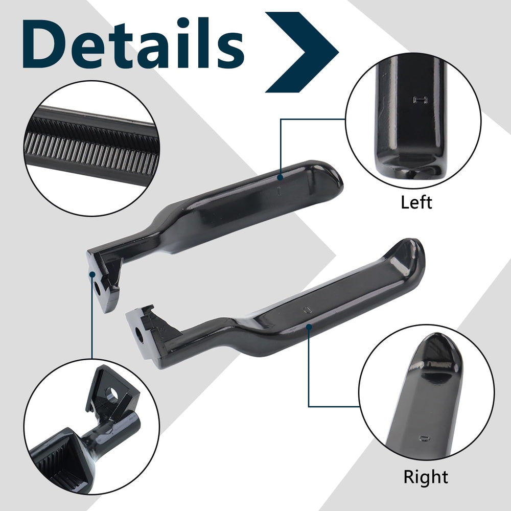 HNeekyr interior metal door handle for Ford Bronco front right view, premium metal