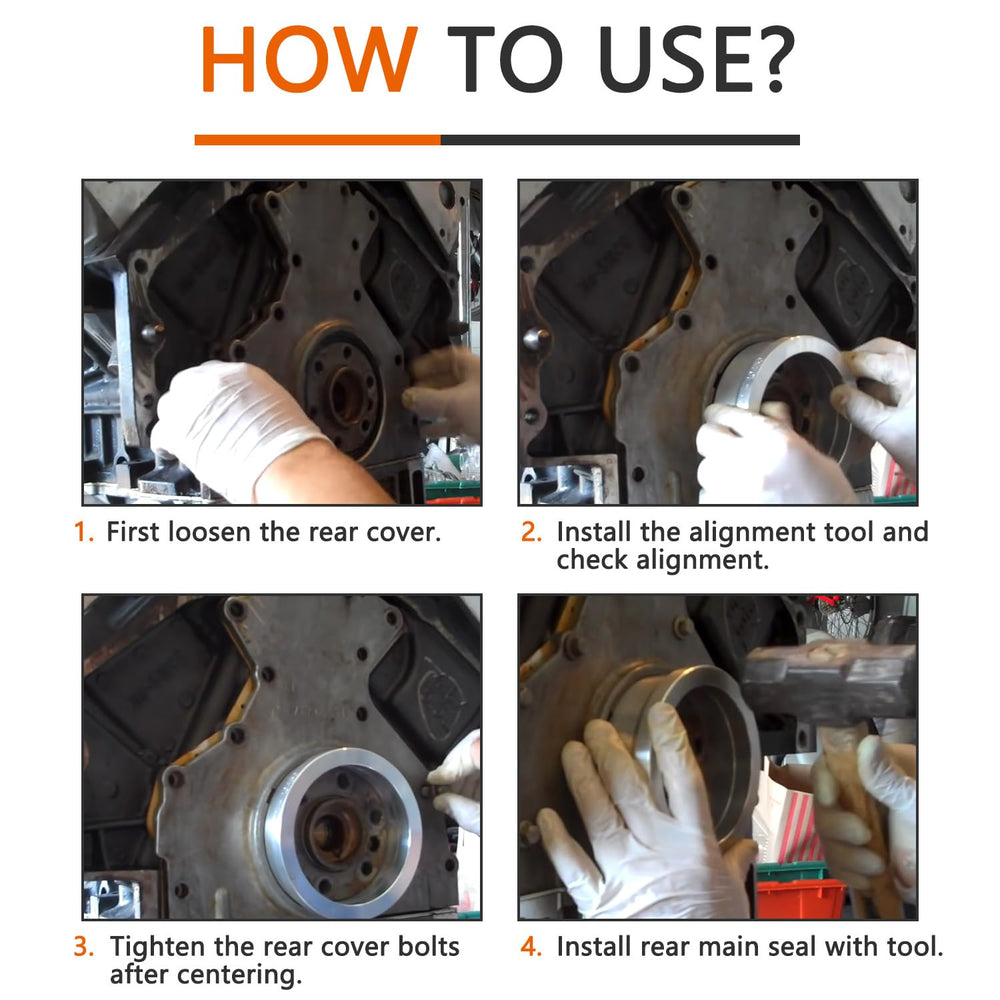 HNeekyr rear cover tool in use demonstrates streamlined installation steps.