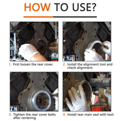 HNeekyr rear cover tool in use demonstrates streamlined installation steps.