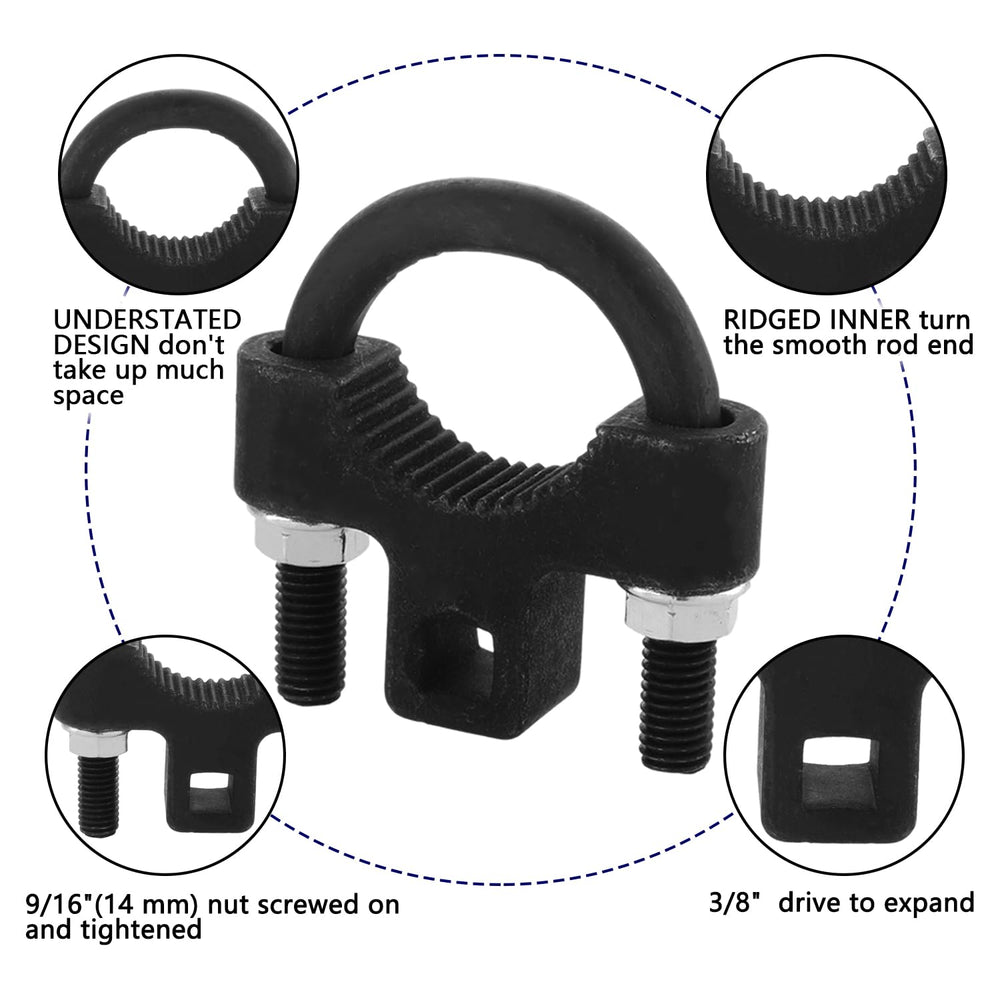 HNeekyr tie rod removal tool features a sleek, compact design for storage