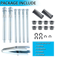 HNeekyr upgraded hinge pins close-up show durable stainless steel construction