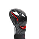 HNLUY gear shift knob cover top view shows premium styling and quick installation