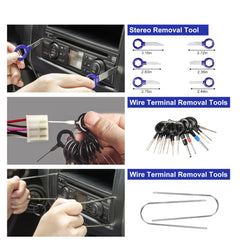 Hochferr car radio removal pry tools enable quick panel extraction