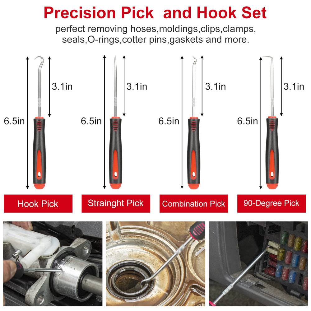 Hochferr car radio removal tools image highlighting quick stereo extraction with side-by-side tools.