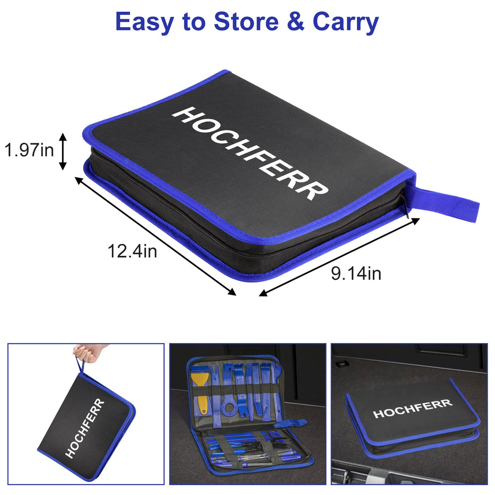 Hochferr zipper storage pouch keeps the kit neatly secured