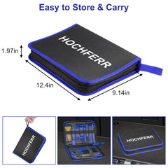 Hochferr zipper storage pouch keeps the kit neatly secured