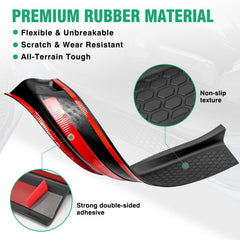 HOCHO easy-installation with adhesive backing on jeep sill guard