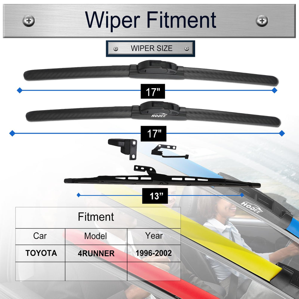 HODEE 13inch rear wiper blade for reliable rear visibility