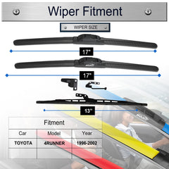 HODEE 13inch rear wiper blade for reliable rear visibility