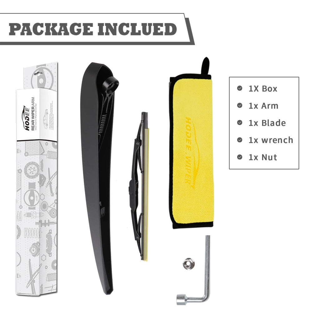 HODEE design matches OEM geometry for precise tailgate wipe on Traverse