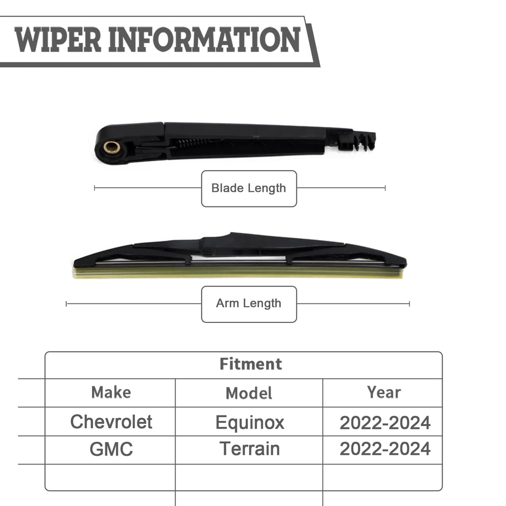 HODEE rear wiper cap cover protecting the mount